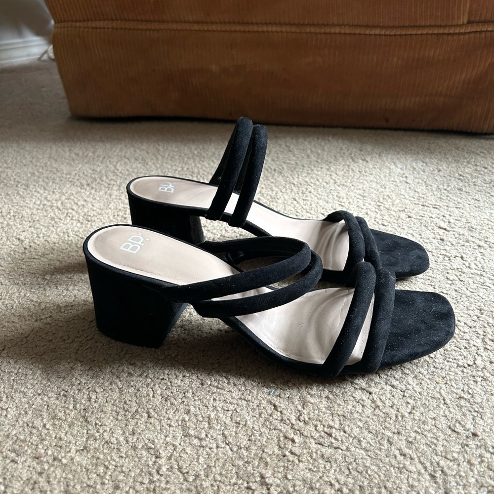 BP. Strappy heeled sandals